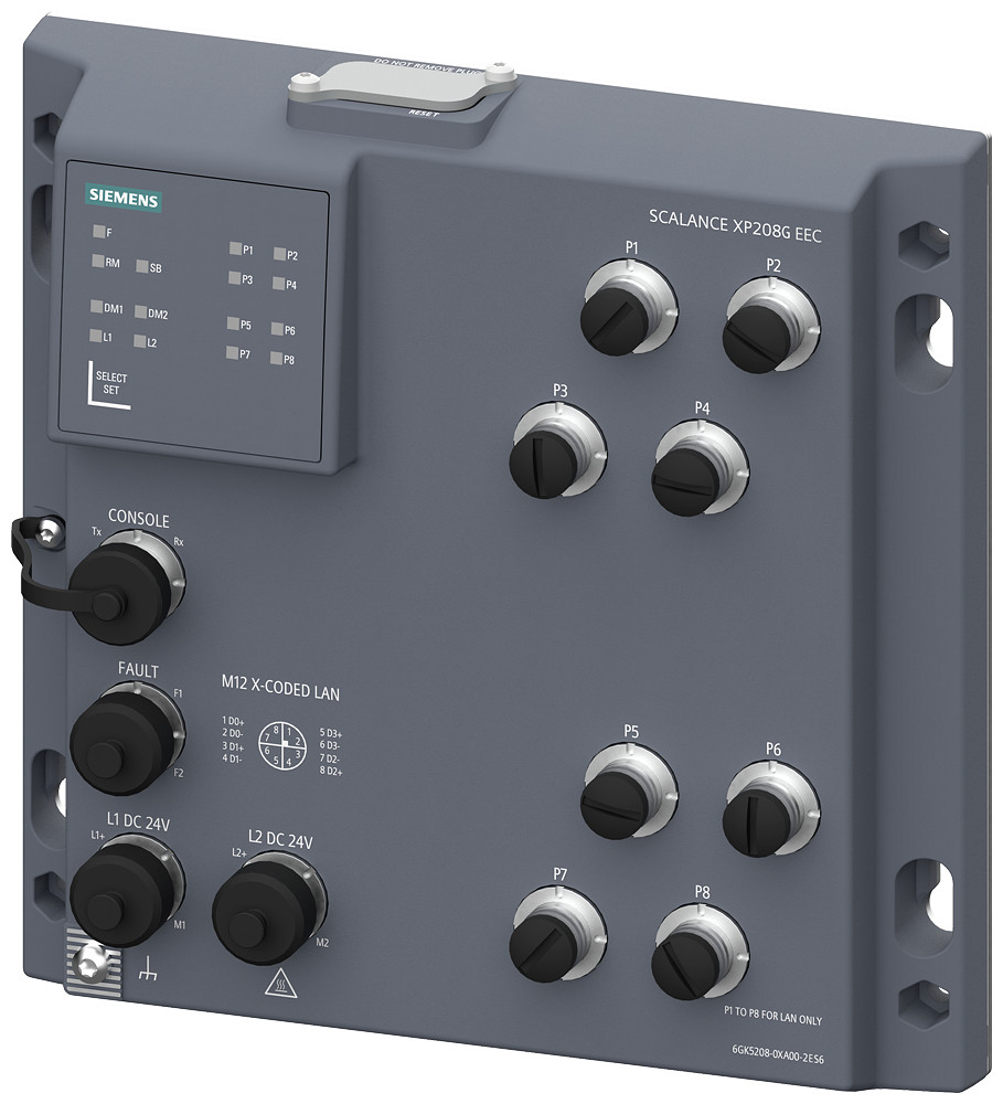 Siemens SCALANCE XP208G EEC Scalance XP208G eec, ip65 managed layer 2 ie switch