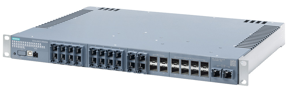 Siemens SCALANCE XRM334 Scalance XRM334, managed ie switch, 19 rack, 20X 100/1000 MBPS RJ45 po