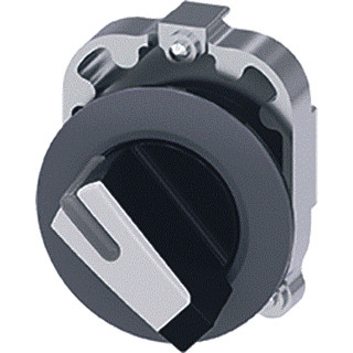 Siemens Knevelschakelaar 30MM RVS O-I wit ip69k