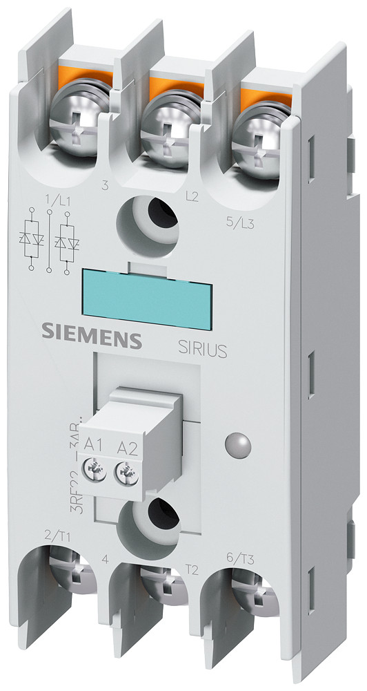 Siemens Semiconductor Relay 2RF2, 3-phase 30 A 48-600 V/4-30 V DC 2-phase cont