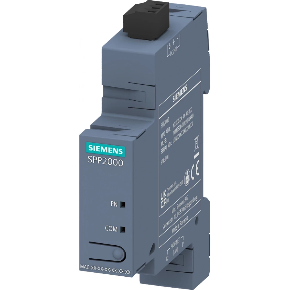 Siemens Sentron profinet proxy (SPP) connects modbus TCP able sentron devices to profinet io E.G. 7KM pac2200 and others SPP is an ethernet switch and transparent