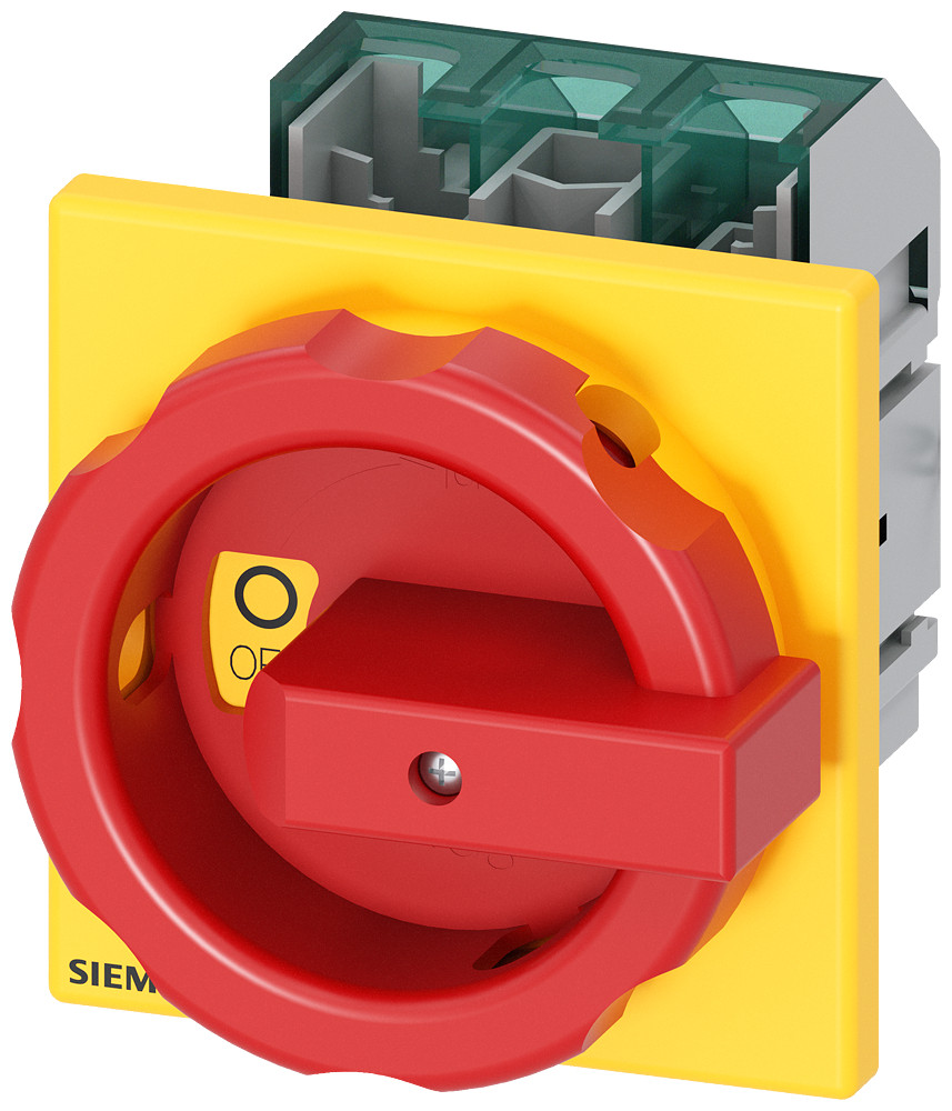 Siemens Sentron, switch disconnector 3LD5 ul, emergency off switch, 3-pole, ap