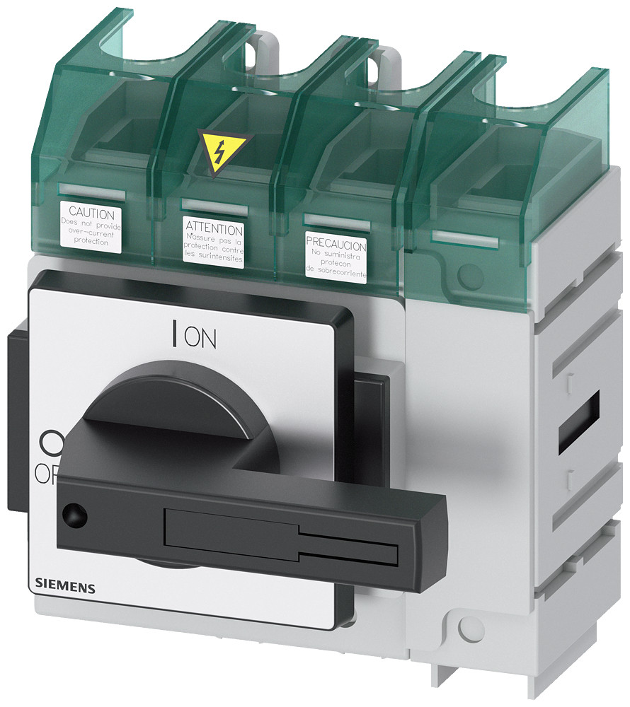 Siemens Sentron, switch disconnector 3LD5 ul, main control switch, 4-pole, app