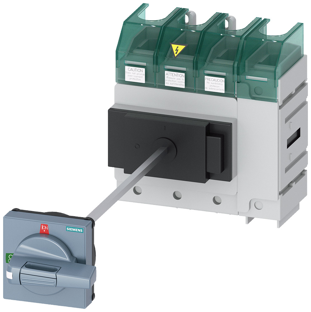 Siemens Sentron, switch disconnector 3LD5 ul, main control switch, 4-pole, app