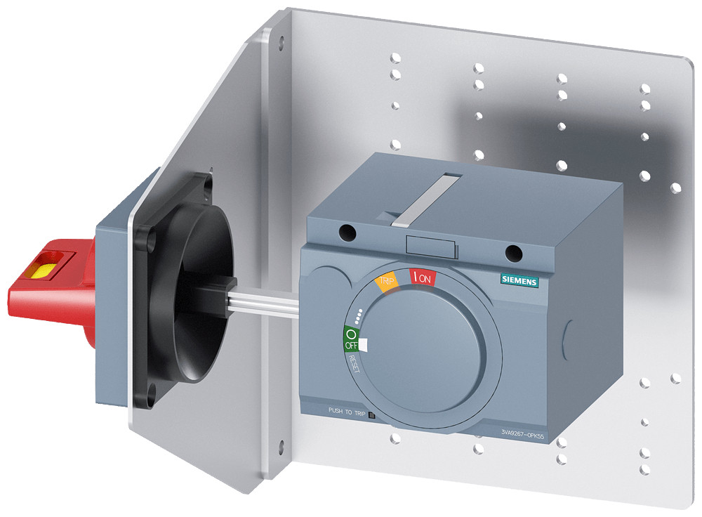 Siemens Side Wall mounted rot. operator emergency-off iec ip65 with mounting B Siemens Side Wall mounted rot. operator emergency-off iec ip65 with mounting B