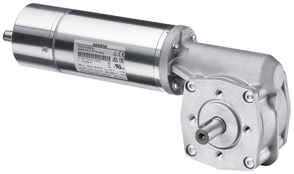 Siemens Sidoor MDG4 L left gearbox output with groove and feather key for cont