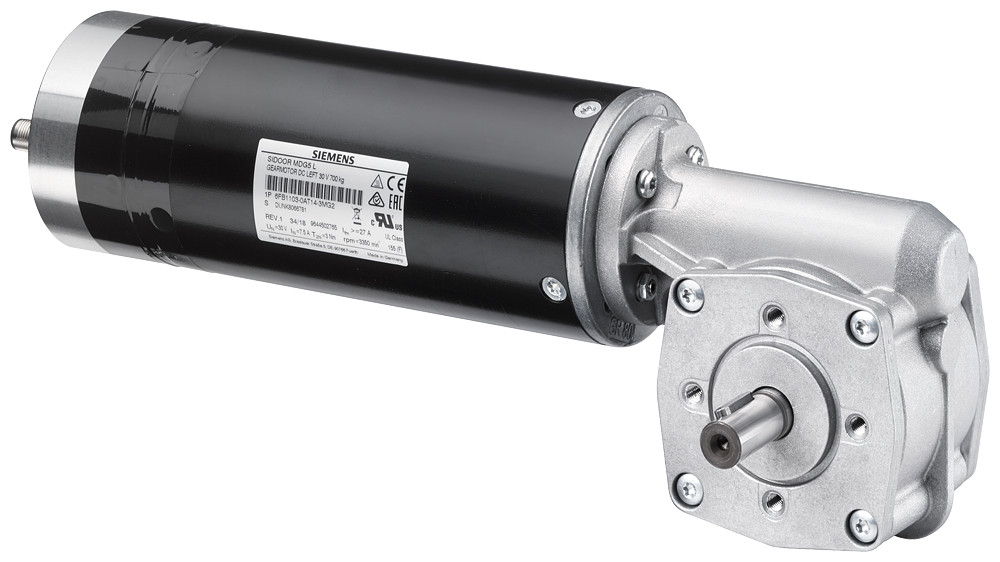 Siemens Sidoor MDG5 L left gearbox output with groove and feather key for cont