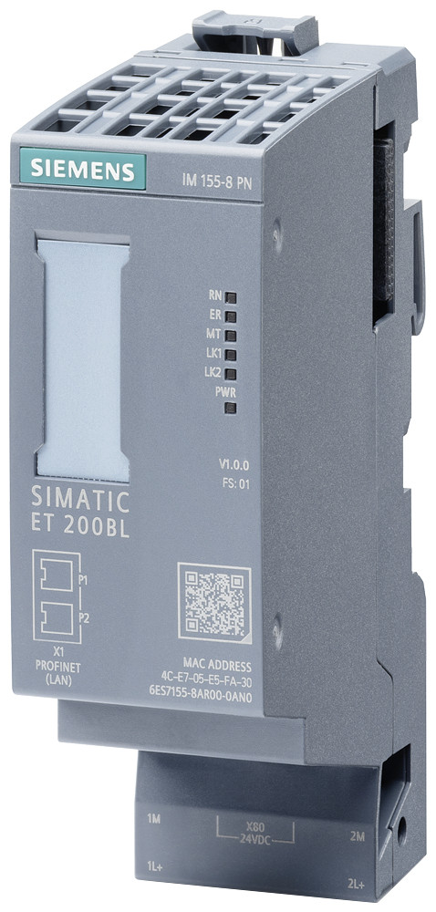 Siemens Simatic Et 200BL im 155-8 PN with end cover pu 1
