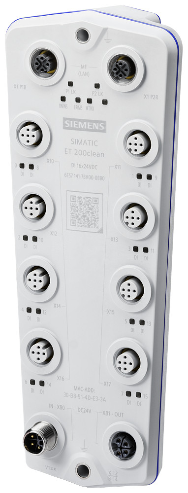 Siemens Simatic Et 200clean di 16x24vdc 8XM12 8X M12