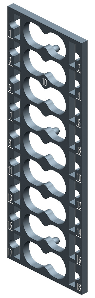Siemens Simatic et 200SP 10 color-coded labels color code CC10 for potdis-T set10st