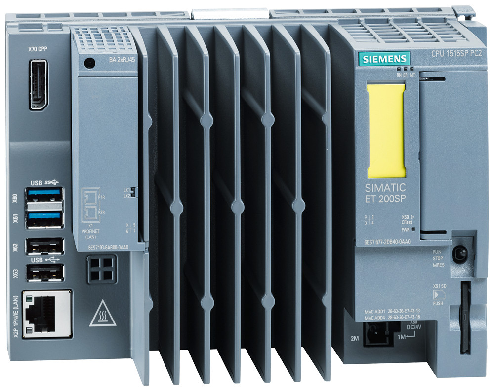 Siemens SIMATIC Simatic Et 200SP cpu 1515SP PC2 F hmi 512PT, 8 GB, 64-bit