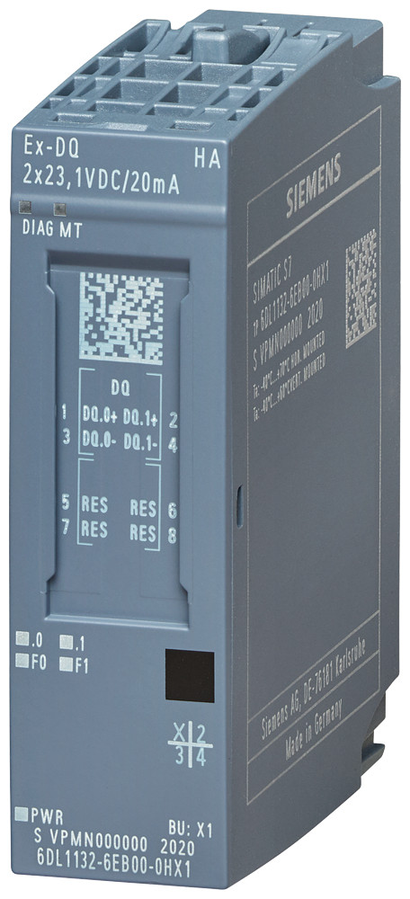 Siemens Simatic Et 200SP ha/et 200SP ex-DQ 2x23.1VDC/20ma