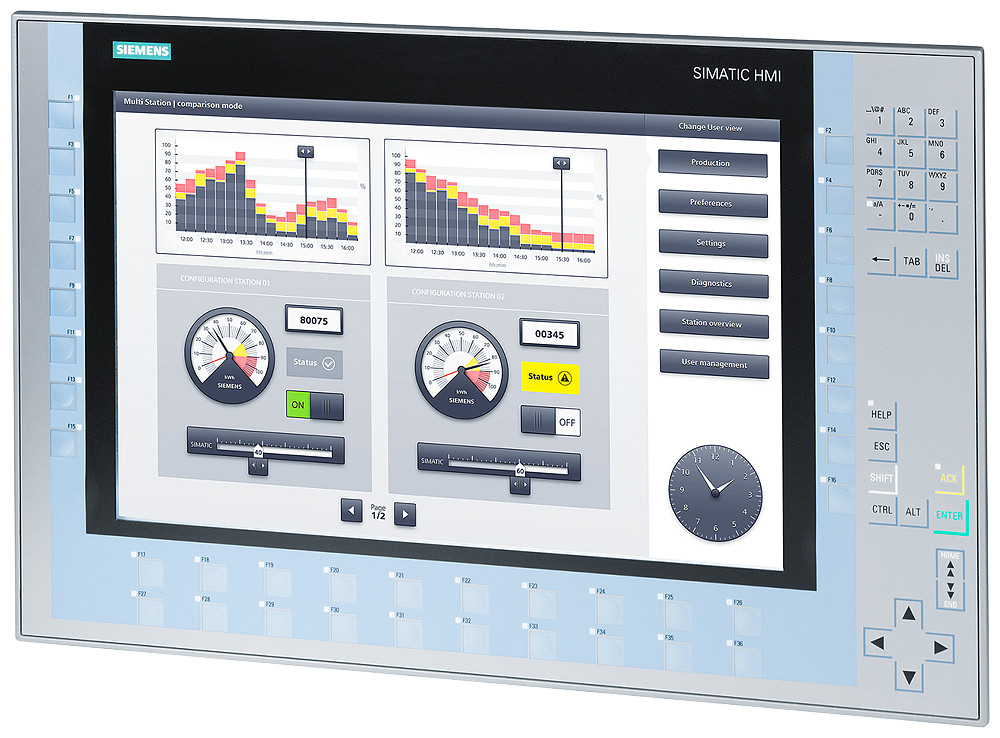 Siemens Simatic Hmi KP1500 comfort