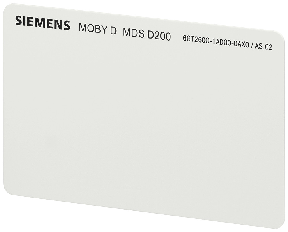 Siemens SIMATIC RF MDS D200 transponder Transponder MDS D200 PVC iso card, RF200/RF300 iso/moby D, iso 15693,