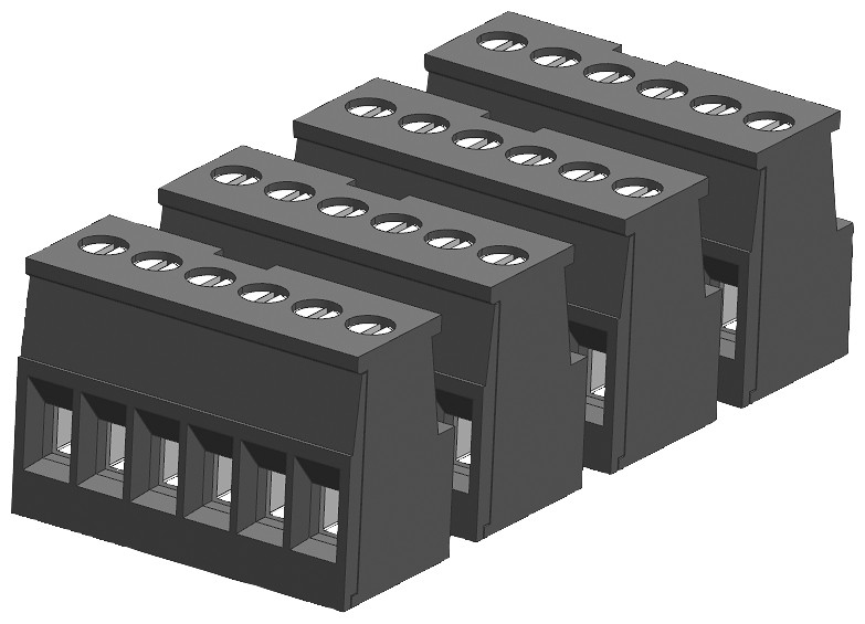 Siemens Simatic S7-1200 gold-plated joint block 6 pins, push-in for analog cpu