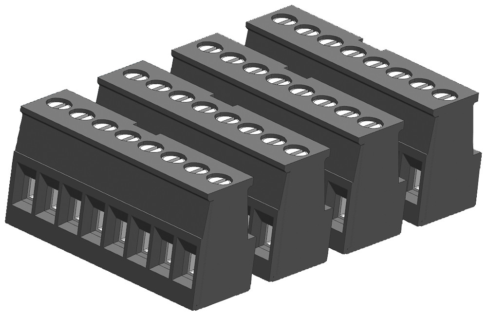 Siemens Simatic S7-1200 tin-plated joint block 8 pins, keyed right, push-in pu