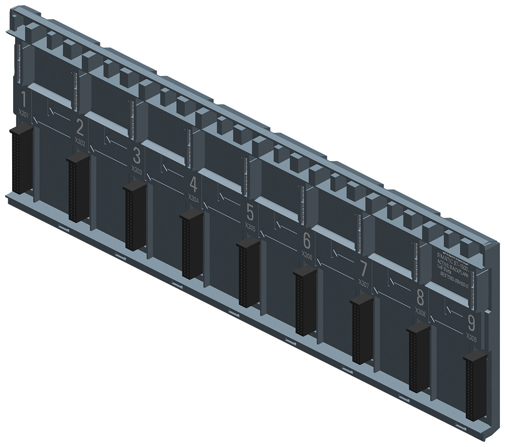 Siemens Simatic S7-1500 active backplane ST 1+8 slot 8 slots