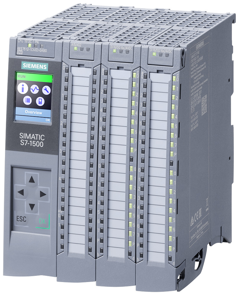 Siemens SIMATIC CPU 1512C-1 PN Simatic S7-1500 cpu 1512C-1 PN 32di/32DQ/5ai/2aq