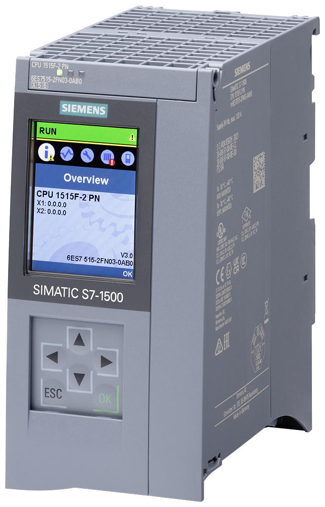 Siemens Simatic S7-1500 cpu 1515F-2 PN