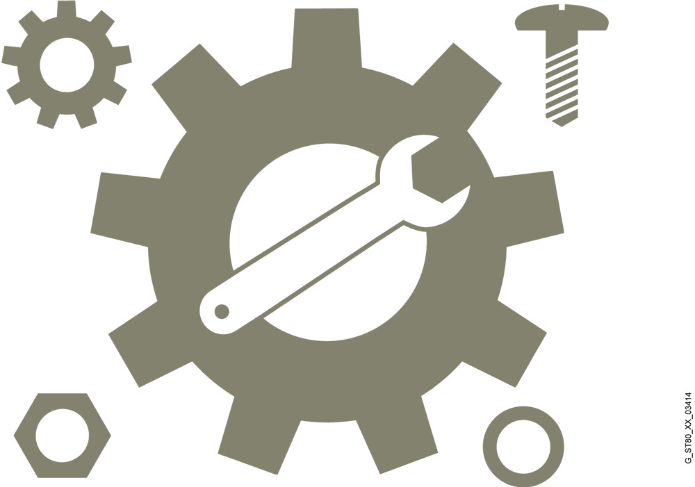 Siemens Simatic S7-1500 front cover cover with cutout for display and display