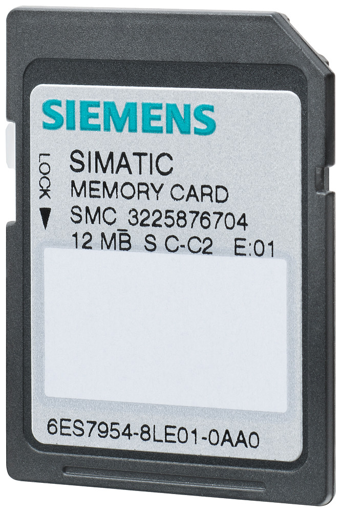 Siemens Simatic S7 memory card 4 MB for S7-1x00 cpu