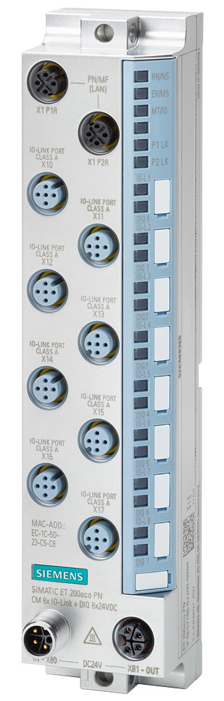 Siemens SIMATIC Simatic Et 200eco PN CM 4xio-link, M12-L 8X M12