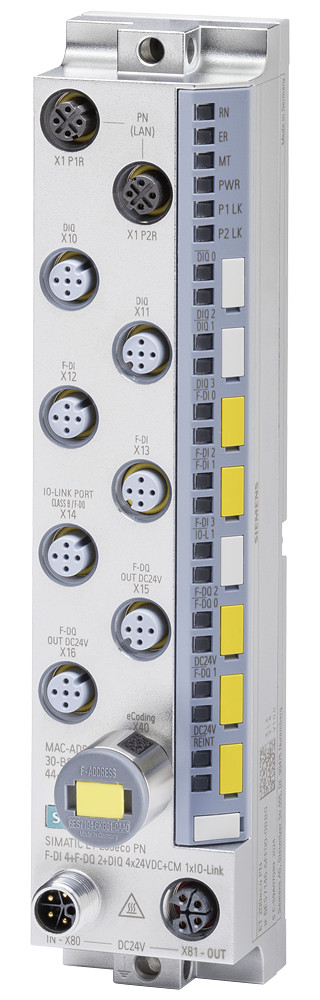 Siemens SIMATIC Simatic Et 200eco PN F-di 4X / F-DQ 2X 2a PPM / diq 4X / CM 1X io-link