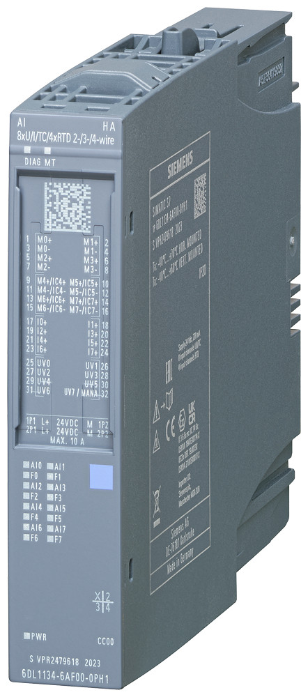 Siemens SIMATIC Simatic Et 200SP ha ai 8xu/I/TC/4XRTD 2/3/4-wire ha