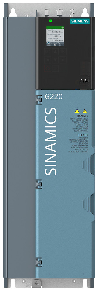 Siemens Sinamics G220, 3 ac 200 ... 240 V, 5,5 KW / 7,5 HP, profinet / etherne