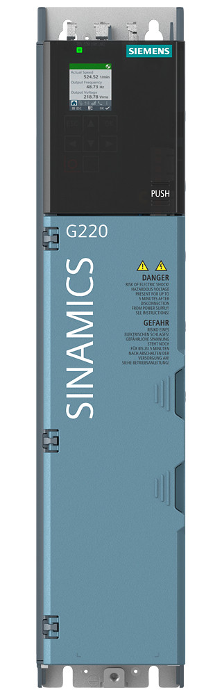 Siemens Sinamics G220, 3 ac 380 ... 480 V, 5,5 KW / 7,5 HP, profinet / etherne