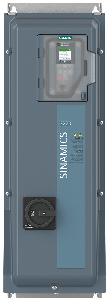 Siemens SINAMICS G220 Clean Power Sinamics G220 clean power, 3ac 380...500V, 22KW/30HP, ip55 / ul 12