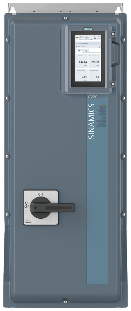 Siemens SINAMICS G220 Clean Power Sinamics G220 clean power, 3ac 380...500V, 45KW/60HP, ip55 / ul 12