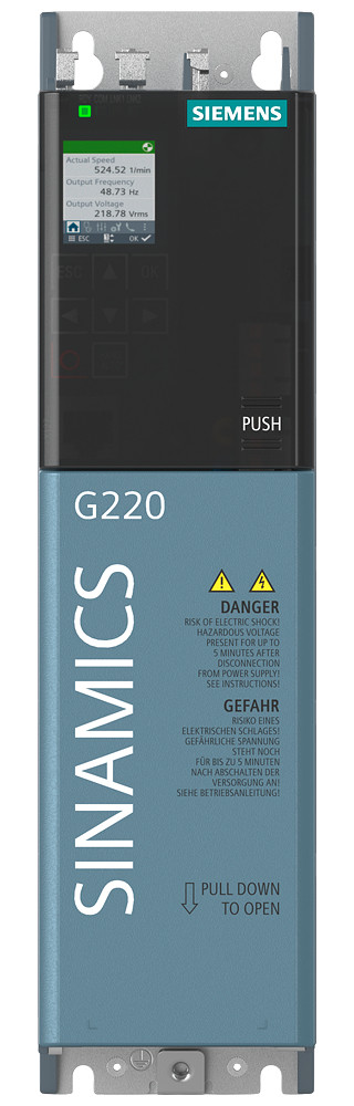 Siemens SINAMICS G220 Sinamics G220, 3ac 380...480V, 1,1KW/1.5HP, ip20 / ul open type