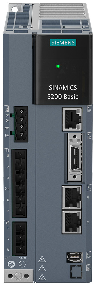 Siemens SINAMICS SINAMICS S200 Basic Sinamics S200 basic, with profi input voltage: 200-240 V 1/3 ac, -15%/