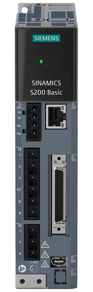 Siemens SINAMICS SINAMICS S200 Basic Sinamics S200 basic, with pulse input voltage: 200-240 V 1/3 ac, -15%/
