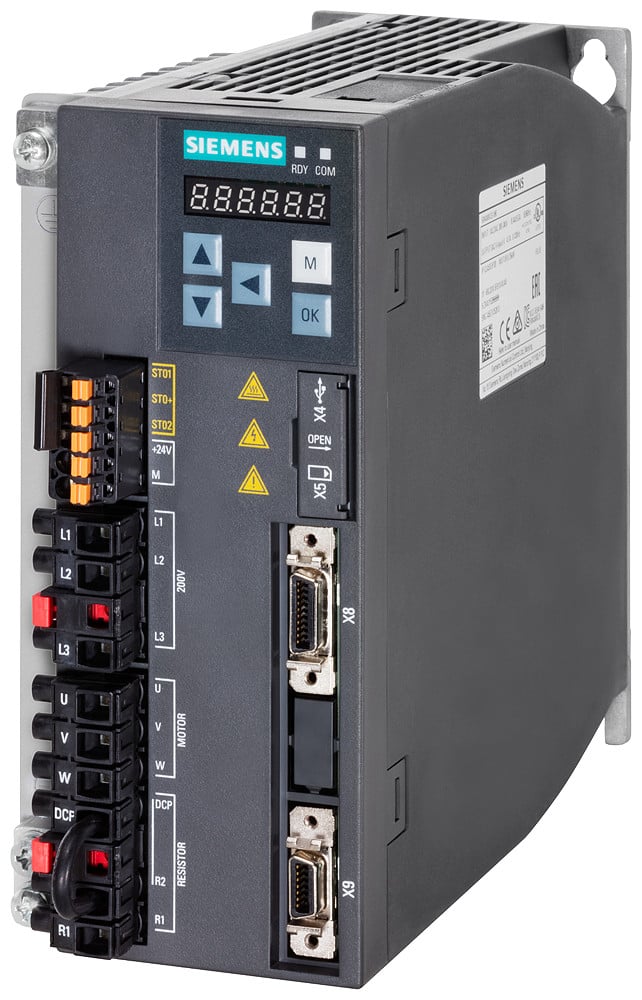 Siemens SINAMICS V90 Sinamics V90, 1 ac 200-240 V, 0,75 KW, ip20 / ul open type, FSC