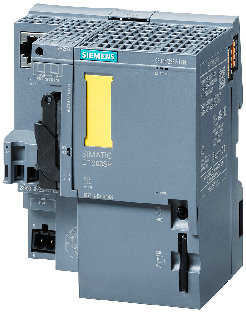 Siemens Siplus Et 200SP Cpu 1512SP F 1 PN 25 60 C Based On 