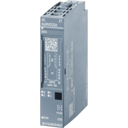 Siemens Siplus et 200SP DQ 4x24 V DC/2 A ST TX rail based on 6es7132-6BD20-0ba