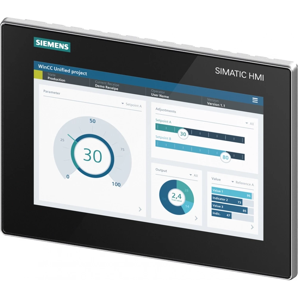 Siemens Siplus hmi MTP1000 unified comfort