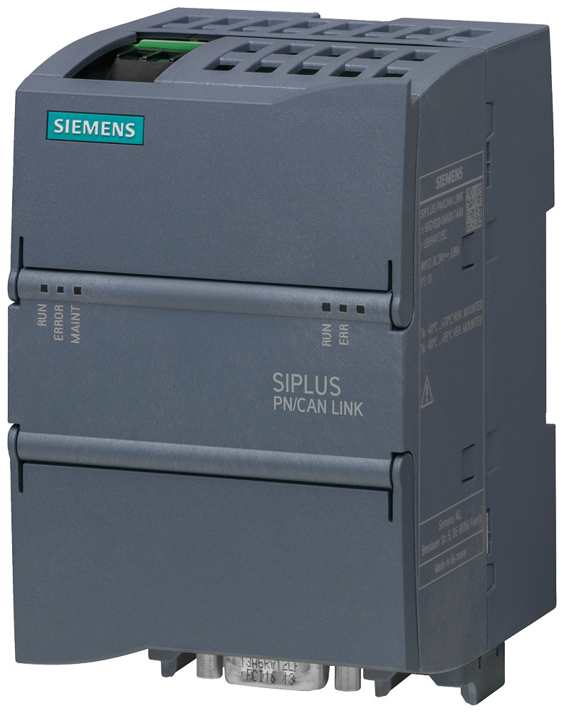 Siemens Siplus Net PN/can link -40 ... +70 °C with conformal coating based on