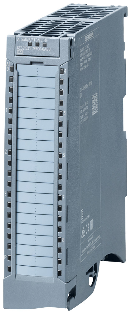 Siemens SIPLUS AI 8xU/R/RTD/TC HF Siplus S7-1500 ai 8xu/R/RTD/TC HF 35 MM, with operating mode scale mea