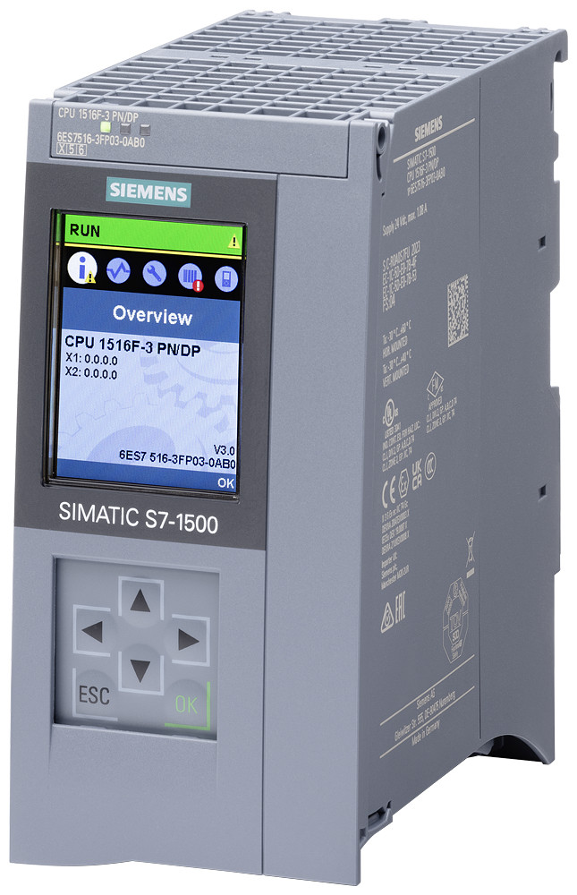 Siemens Siplus S7-1500 cpu 1516F-3 PN/DP -40 ... +60 °C with conformal coating