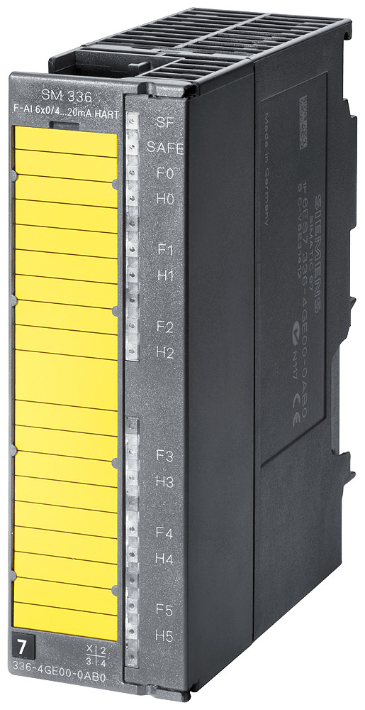 Siemens Siplus S7-300 SM 336, F-ai 6X 0/4 ... 20 ma hart -25 ... +60 °C (70 °C