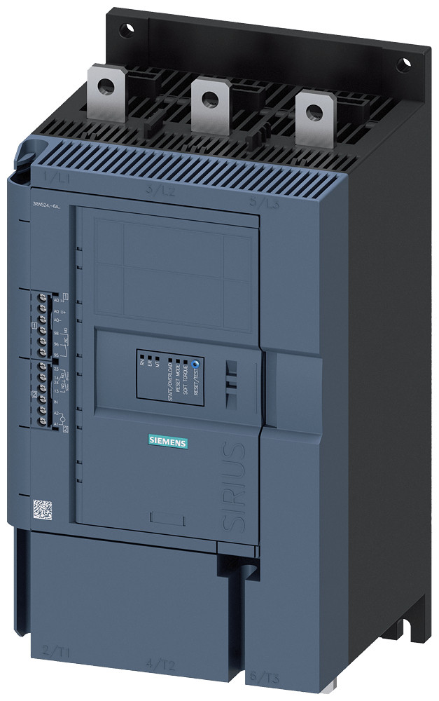 Siemens Sirius soft starter 200-480 V 250 A 24 V ac/DC screw terminals analog