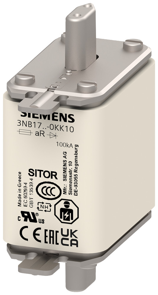 Siemens Sitor Fuse link 100 A ar 440 V DC/700 V vsi 500 V DC ul @MBC 4xin