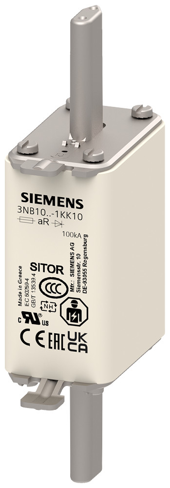 Siemens Sitor Fuse link 125 A ar 600 V DC/900 V vsi 750 V DC ul @MBC 4xin