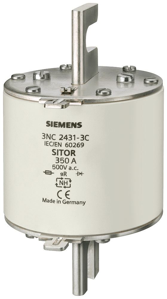 Siemens Sitor fuse smeltpatroon (mes) NH3 bovenkenmelder 250a
