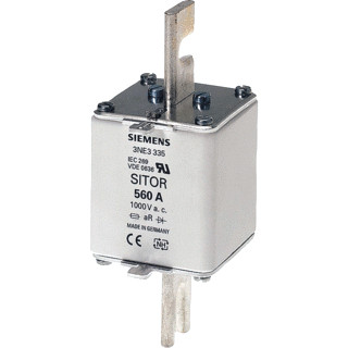 Siemens Sitor fuse smeltpatroon (mes) NH2 bovenkenmelder 500a