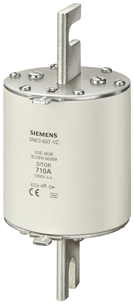 Siemens Sitor fuse smeltpatroon (mes) NH3 bovenkenmelder 450a