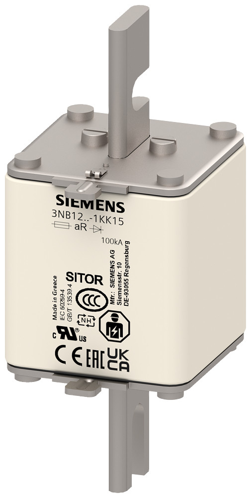 Siemens Sitor Fuse link 400 A ar 600 V DC/1100 V vsi 750 V DC ul @MBC 8xin